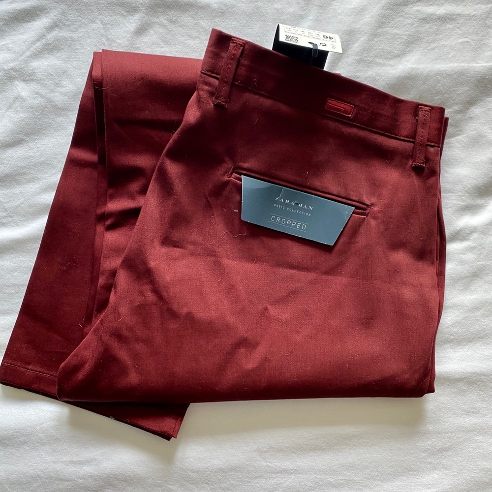 Zara Men’s Basics Cropped Pants